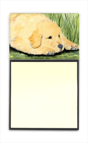 SS8864SN Golden Retriever Refiillable Sticky Note Holder or Postit Note Dispenser