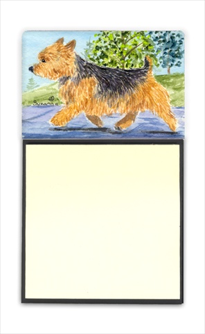 SS8879SN Norwich Terrier Refiillable Sticky Note Holder or Postit Note Dispenser