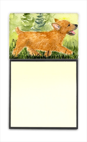 SS8884SN Norwich Terrier Refiillable Sticky Note Holder or Postit Note Dispenser
