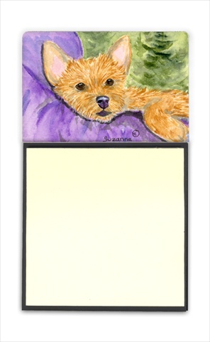 SS8898SN Norwich Terrier Refiillable Sticky Note Holder or Postit Note Dispenser