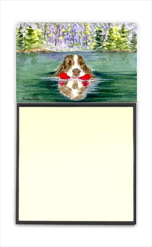 Springer Spaniel Refiillable Sticky Note Holder or Postit Note Dispenser