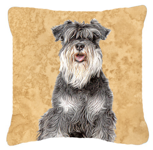 Schnauzer Indoor & Outdoor Fabric Decorative Pillow