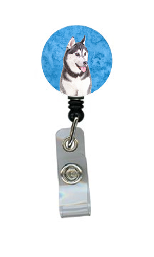 Alaskan Malamute Retractable Badge Reel