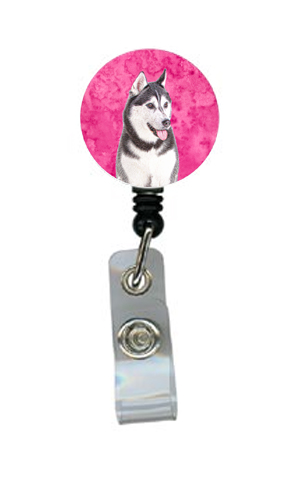 Alaskan Malamute Retractable Badge Reel