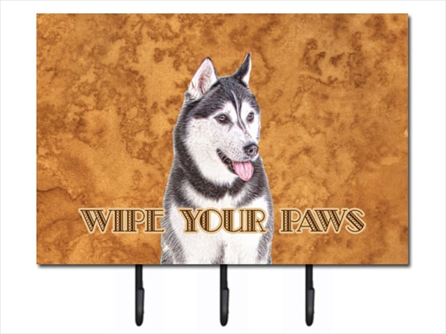 KJ1217TH68 Alaskan Malamute Wipe your Paws Leash or Key Holder
