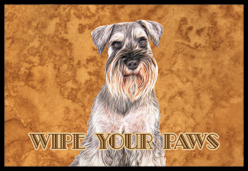 Schnauzer Wipe your Paws Indoor or Outdoor Mat