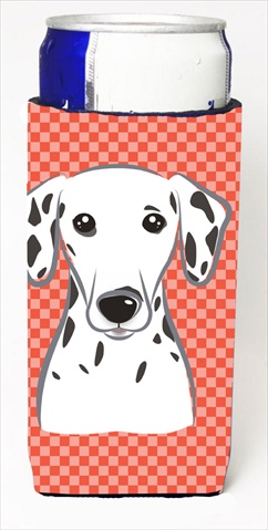 Red Checkered Dalmatian Michelob Ultra bottle sleeves for slim cans