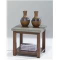 Progressive Furniture P426-02 Cascade Contemporary Style Square Lamp Table, Nutmeg Birch and Cement Progressive Furniture P426-02 Cascade Contemporary Style Square Lamp Table, Nutmeg Birch and Cement