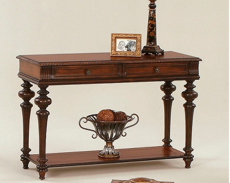 Picture of Progressive Furniture P587-05 Mountain Manor Traditional Style Sofa Table- Heritage Cherry