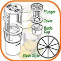 Sunkist B-210 10 Wedge Blade Cup Sectionizer Junior Sunkist B-210 10 Wedge Blade Cup Sectionizer Junior