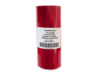 Picture of BOC-Offray &amp; Son OFF27-96904.250 6 in. Tulle 100 Percentage Nylon 25 yd. Red