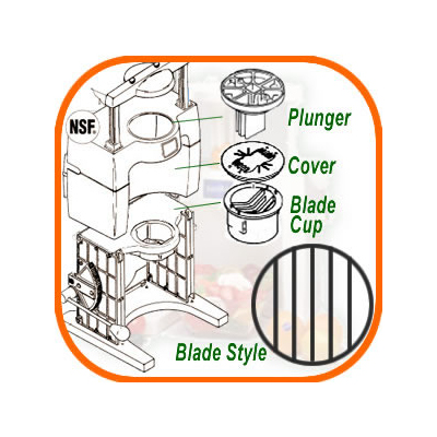 Picture of Sunkist S-103 6 Slice Blade Cup Sectionizer