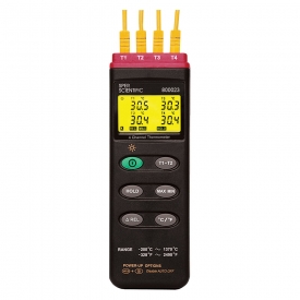 Type K Thermometer - Simultaneously display 4 channels