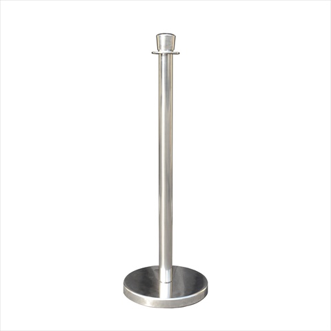 12 in. Flat Base Taper Mirror Stainless Steel Post with Taper Post Ring