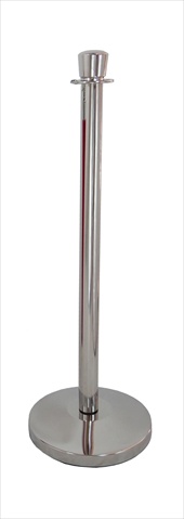 12 in. Domed Base Taper Mirror Stainless Steel Post with Taper Post Ring