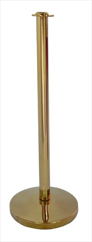 12 in. Domed Base Economy Gold Post with Flat Post Ring