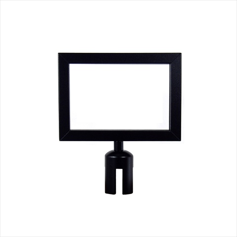 11 x 8 in. Sign Mount with Landscape Sign Frame - Black Finish