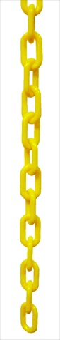 1.5 in. dia. Plastic Chain - 32 ft. Length, Yellow