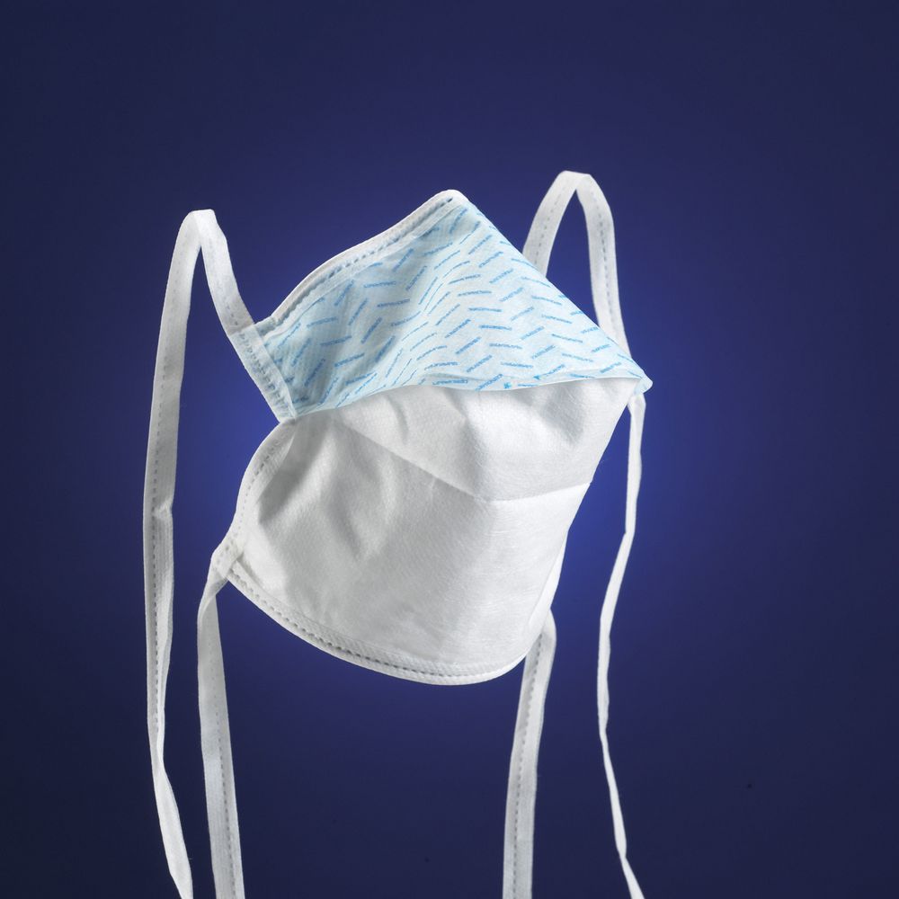 3M 1838R Filtron Tie-On Surgical Mask, Anti-Fog, 50 Per Box