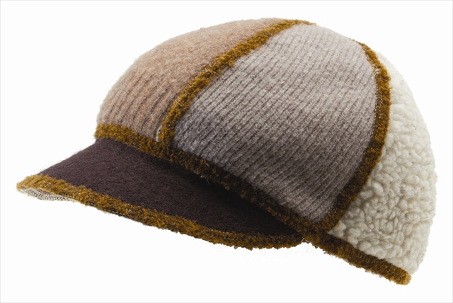 Xob  Soft Visor Winter Hat - Brown & Tan - Medium-Large
