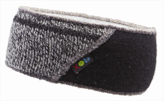 Xob  HeadBand - Black & Grey, Medium-Large