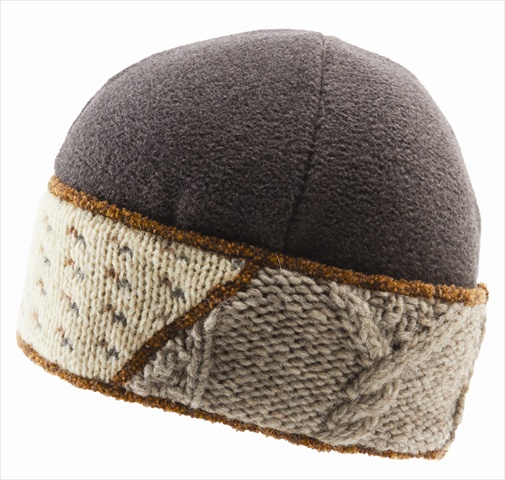 Xob 818-4 Haddi Winter Hat - Brown & Tan, Medium-Large