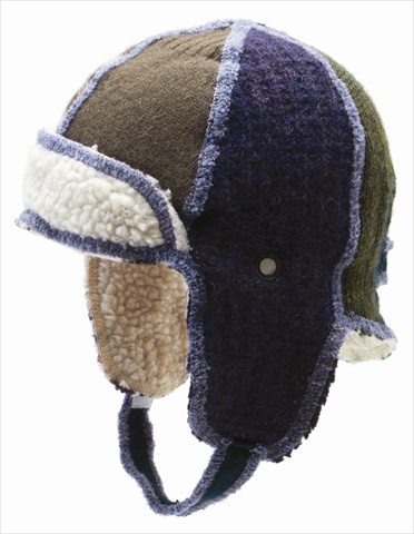 Xob  Kids  Xobomber Winter Hat - Blue & Green, Small-Medium