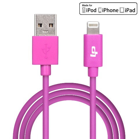 70094V 8-Pin Lightning to USB Cable 3.3 ft.- Purple