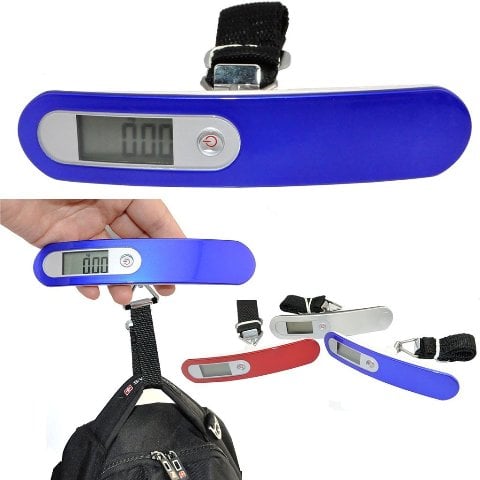 Picture of IKKEGOL 30330C 10g Digital Luggage Hanging Fishing Trave Scale with Strap- Blue