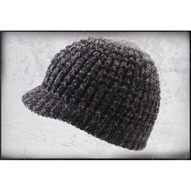 Icebox Dohm 887-4 Super Soft Visor Winter Hat - Coal Large