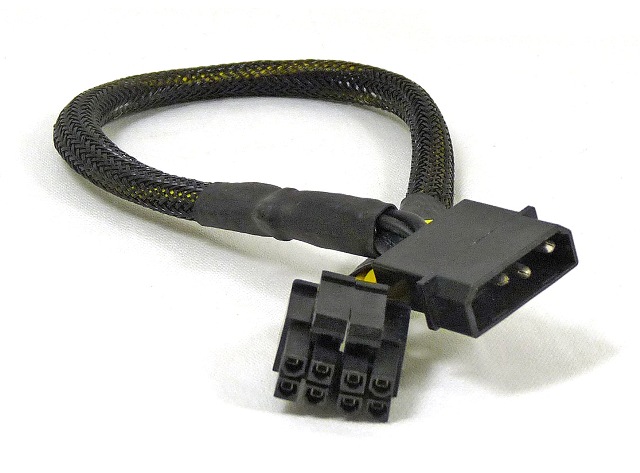 22-100-12 Molex 4-Pin To EPS 8-Pin Cable Adapter- 13 in. Long