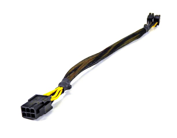 PCI Express 6-Pin To EPS 8-Pin Cable Adapter- - 13.5 in. Long