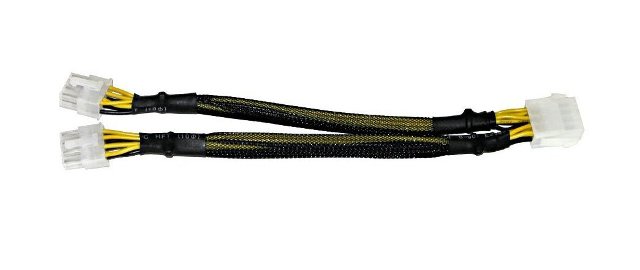 22-100-19 EPS 8-Pin Splitter Cable- 9 in. Long Each Leg