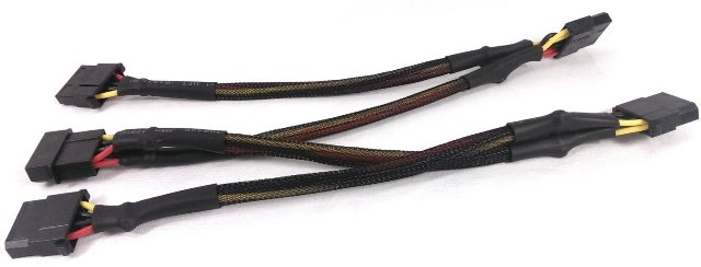 22-100-22 Molex Quad Splitter Cable- Total 36 in. Long