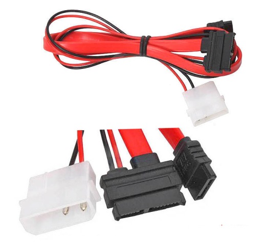 6-Pin & 7-Pin Cable Adapter- Molex 4-Pin Power- 24.5 & 13.75 in. Long