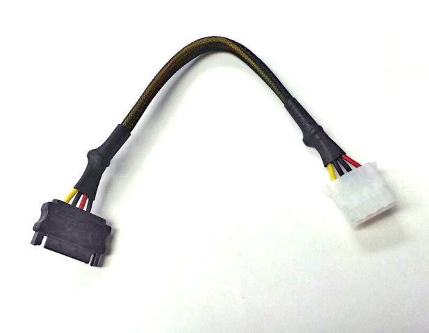 22-100-35 15-Pin To Molex 4-Pin Cable Adapter- 9.5 in. Long