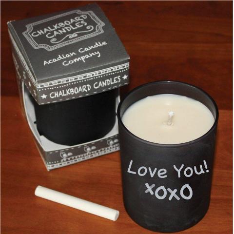 Picture of Acadian Candle 11302 Chalkboard Candle- Lavender Cotton Scent