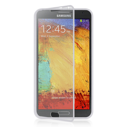 Picture of DreamWireless WPSAMNOTE3WTSP Samsung Galaxy Note 3 Wrap-Up With Screen Protector Case - White Spot