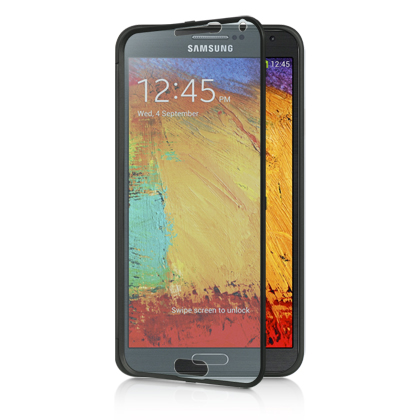 Picture of DreamWireless WPSAMNOTE3BK Samsung Galaxy Note 3 Wrap-Up With Screen Protector Case - Black