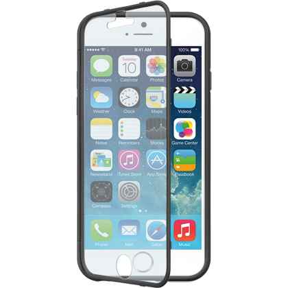 Picture of DreamWireless WPIP6BK Apple iPhone 6- 4.7 in. Wrap-Up With Screen Protector Case - Black