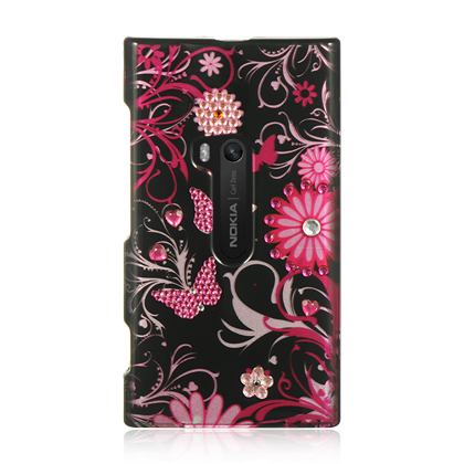 Picture of DreamWireless SDANK920PKBF Nokia Lumia 920 Spot Diamond Case&#44; Pink Butterfly