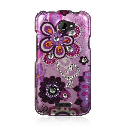 Picture of DreamWireless SDAHTCONEXPPVIOLET HTC One X Spot Diamond Case&#44; Purple Violet