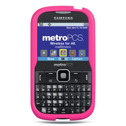 Picture of DreamWireless SCSAMR380HP-PR Samsung Freeform IIII & R380 Premium Skin Case&#44; Hot Pink