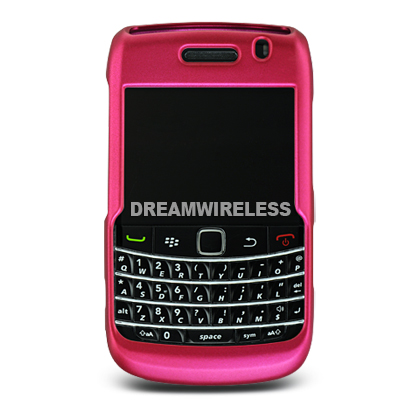 Picture of DreamWireless CRBBONYXHP Blackberry 9700 & Onyx Crystal Rubber Case&#44; Hot Pink