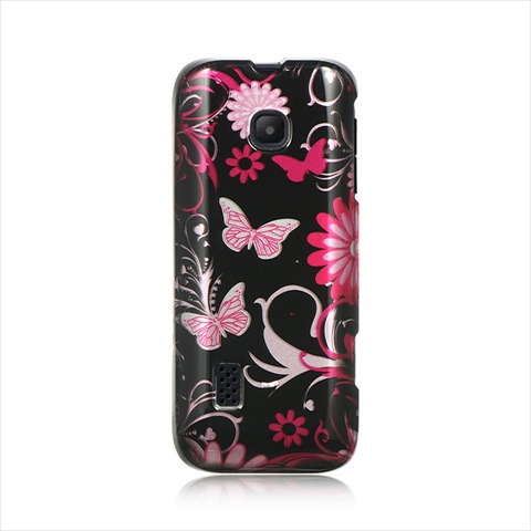 Picture of DreamWireless CAHUM570PKBF Huawei M570-Verge Crystal Case&#44; Pink Butterfly