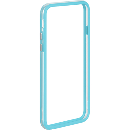 Picture of DreamWireless BPTPCIP6TLCL Apple iPhone 6 - 4.7 In.Hard Bumper Candy Case Teal Trim With Clear Pc
