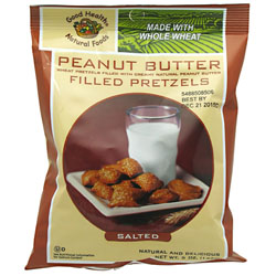 4380019 5 oz. Peanut Butter Filled Petzels- 12 Per Box -  Good Health Natural Foods