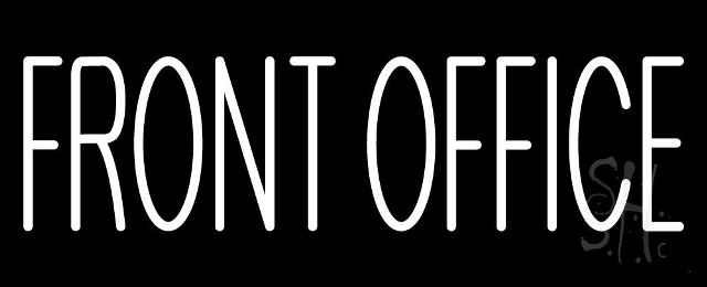 Everything Neon N105-3360 Front Office LED Neon Sign 10 x 24 - inches