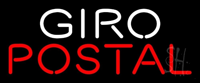 Everything Neon N105-3466 Giro Postal LED Neon Sign 6 x 15 - inches