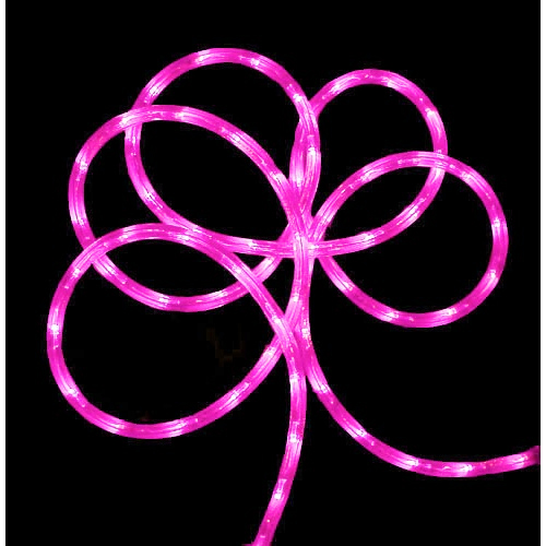 18 ft. Pink LED Indoor - Outdoor Christmas Rope Lights